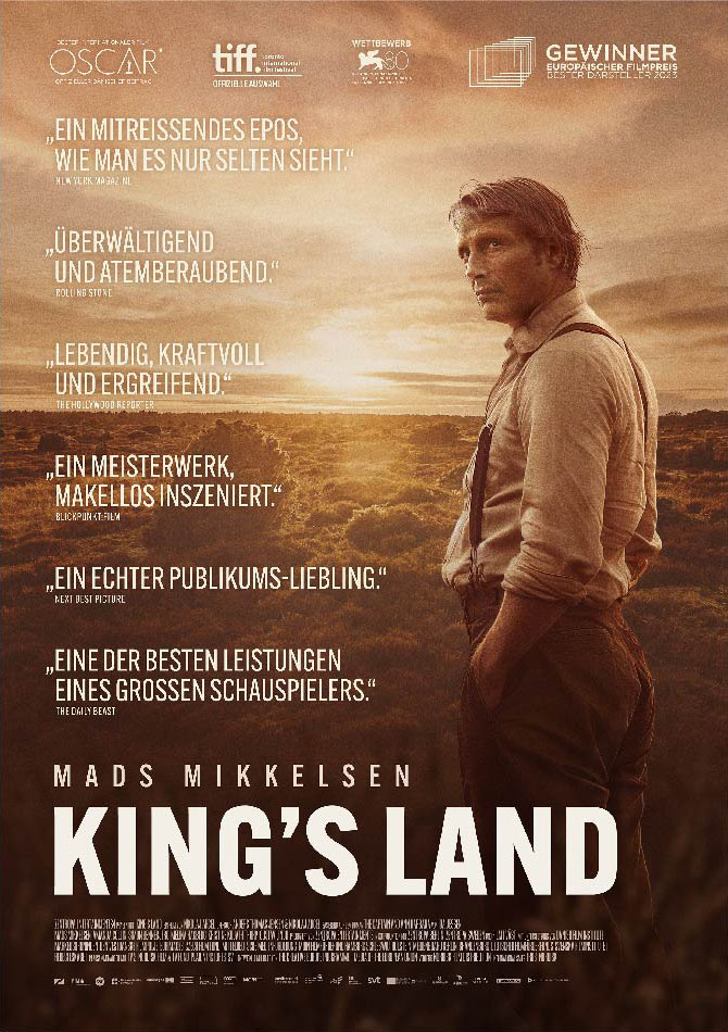Das Historienepos wurde auf den Filmfestivals in Toronto und Venedig gezeigt - Hauptdarsteller Mads Mikkelsen erhielt den europäischen Filmpreis für seine Leistung. | MOIN Filmförderung