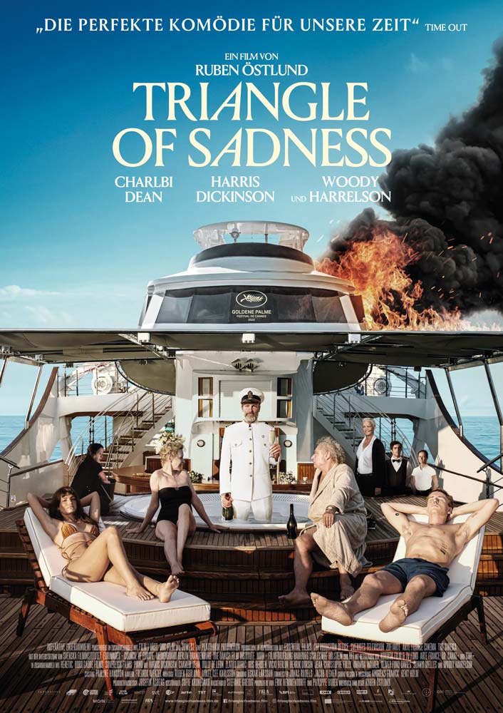 Ruben Östlunds Sartire war für drei Oscars nominiert und gewann in Cannes 2022 die Goldene Palme für den besten Film. Ein Teil der Postproduktion fand in Hamburg statt. | MOIN Filmförderung