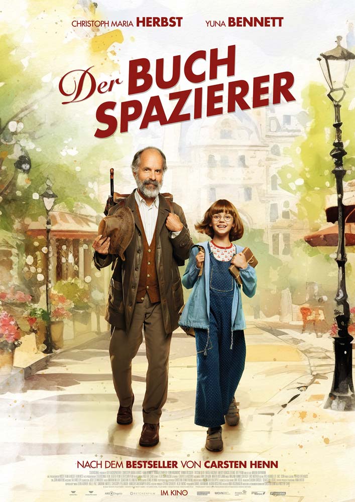 Die Romanverfilmung "Der Buchspazierer" mit Christoph Maria Herbst in der Hauptrolle wurde auch in Hamburg gedreht. Kinostart: 10. Oktober 2024 | MOIN Filmförderung