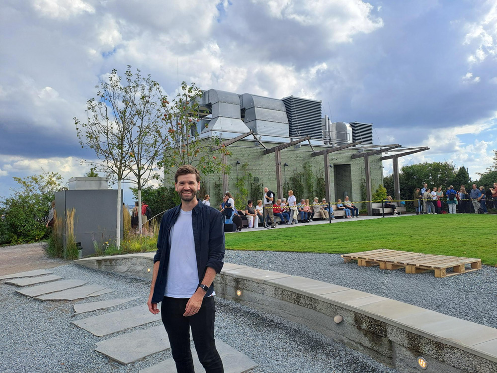 Daniel Possler lebte während seines Forschungsstipendiums in Hamburgs Grünem Bunker | MOIN Filmförderung